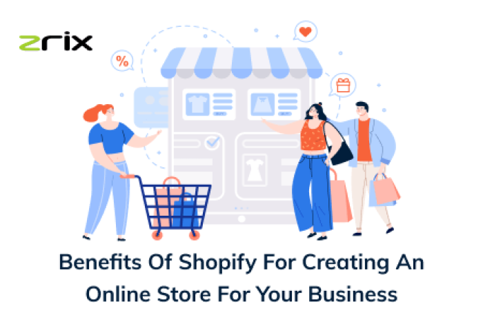 Shopify for creating an online store